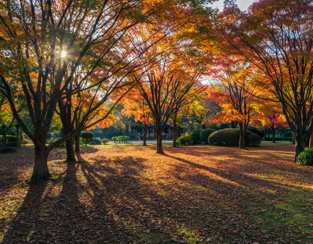 落葉樹　11月　植える　御庭番.com