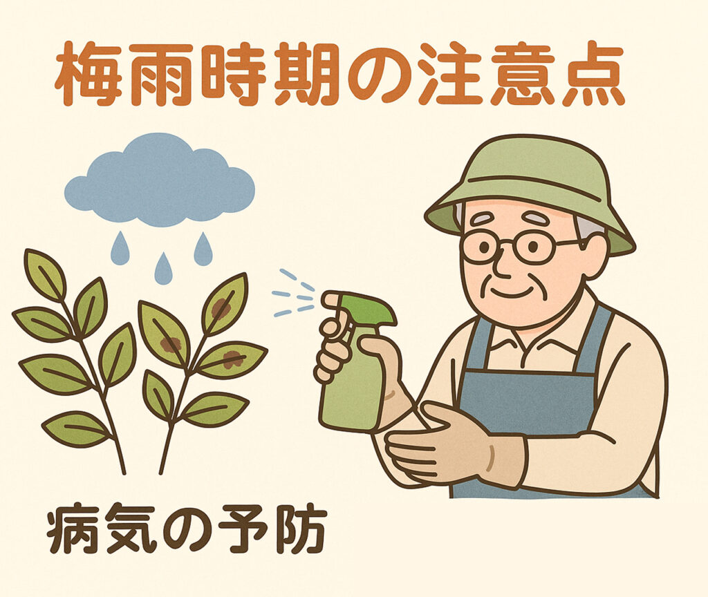 梅雨時期の病気の予防
