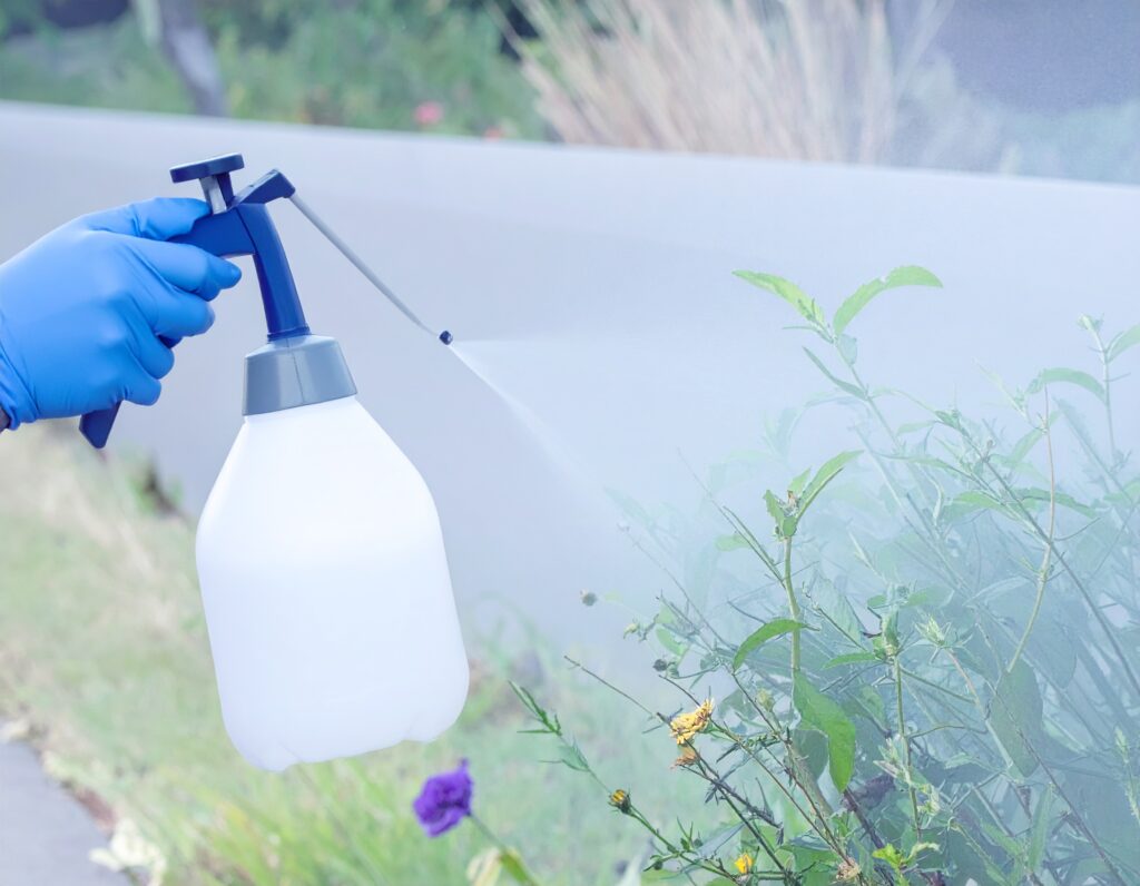 安全で効果的な消毒薬の散布