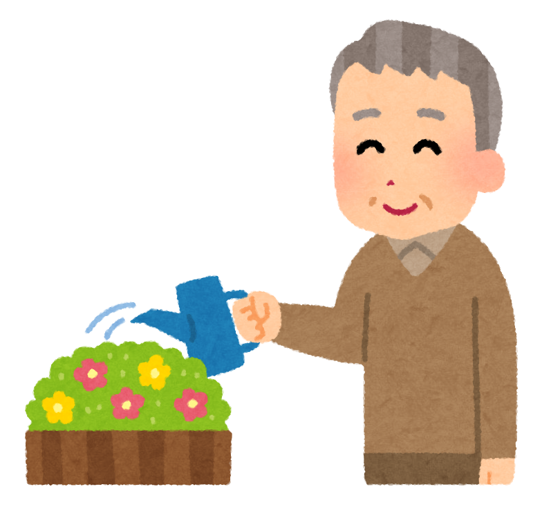 安全な庭作業　シニア