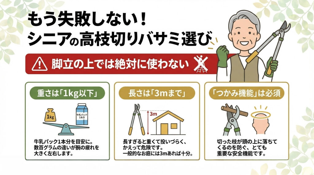 脚立の上では絶対に使わない！！