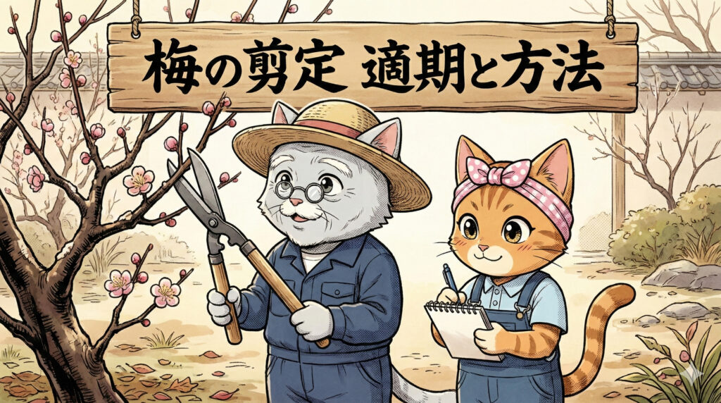 梅の剪定