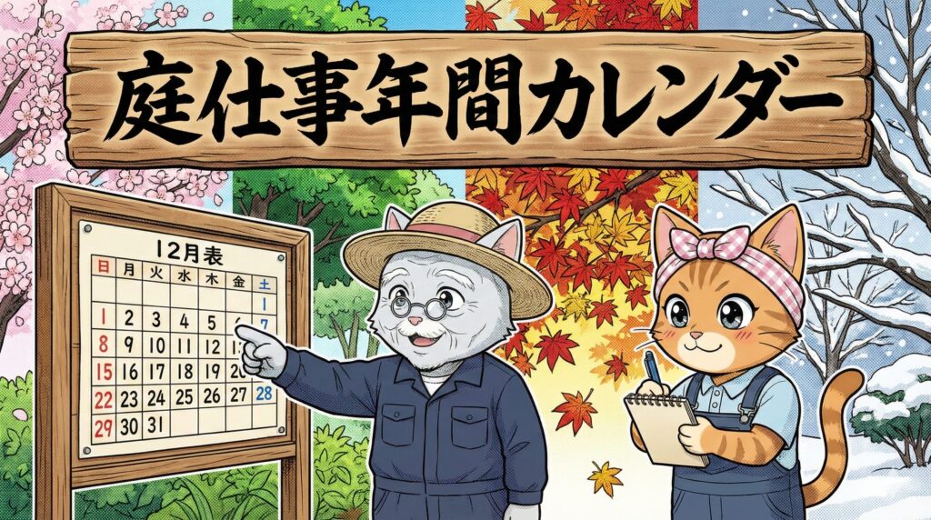 庭仕事年間カレンダー