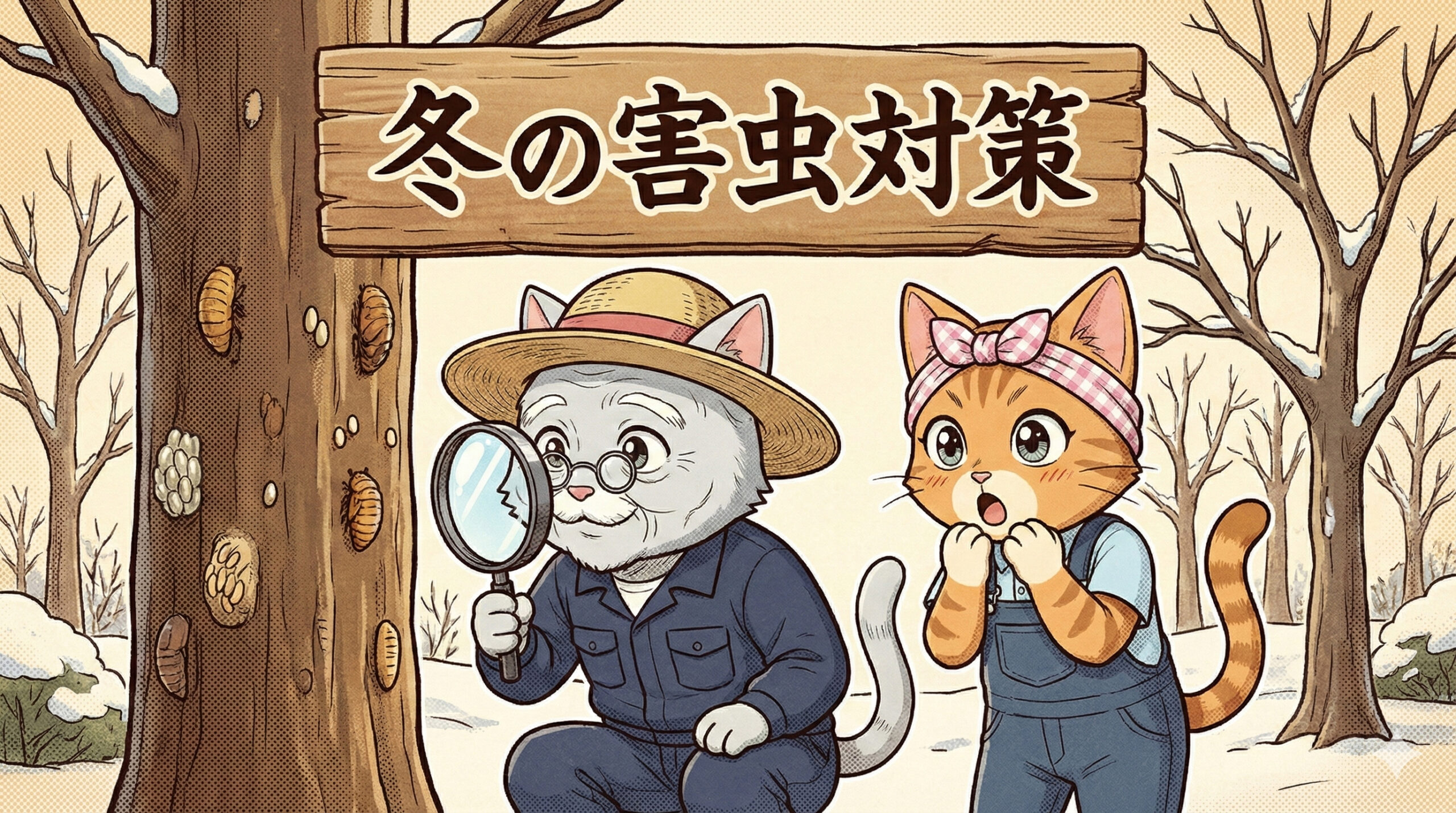 冬こそ虫退治のチャンス