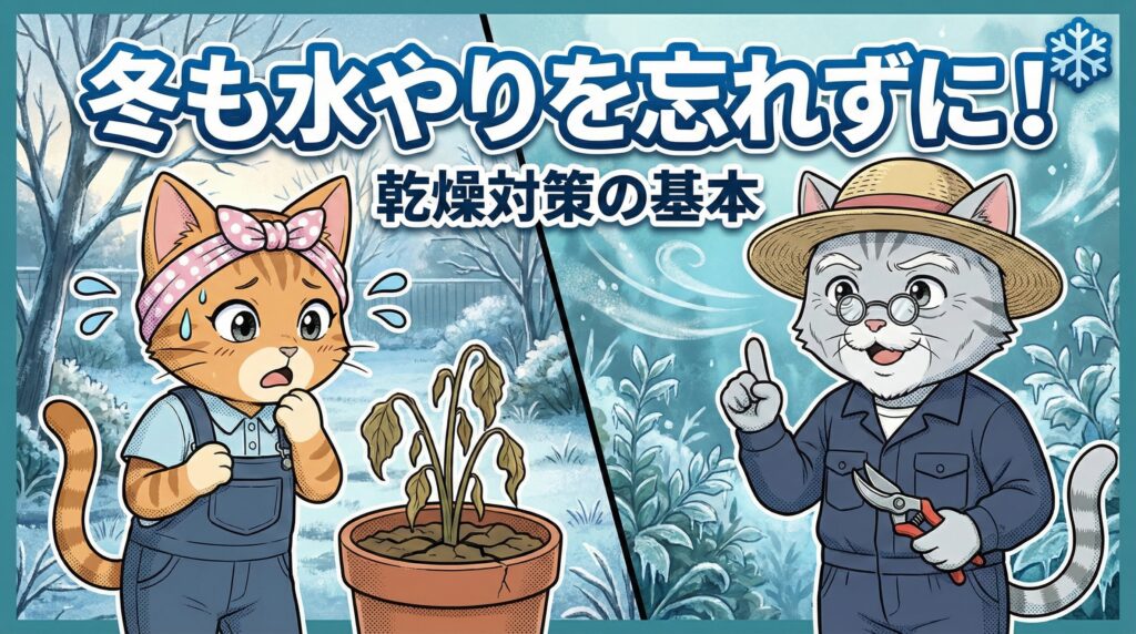 水やりを忘れずに！