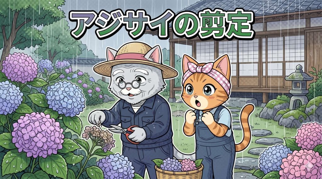 アジサイの剪定方法